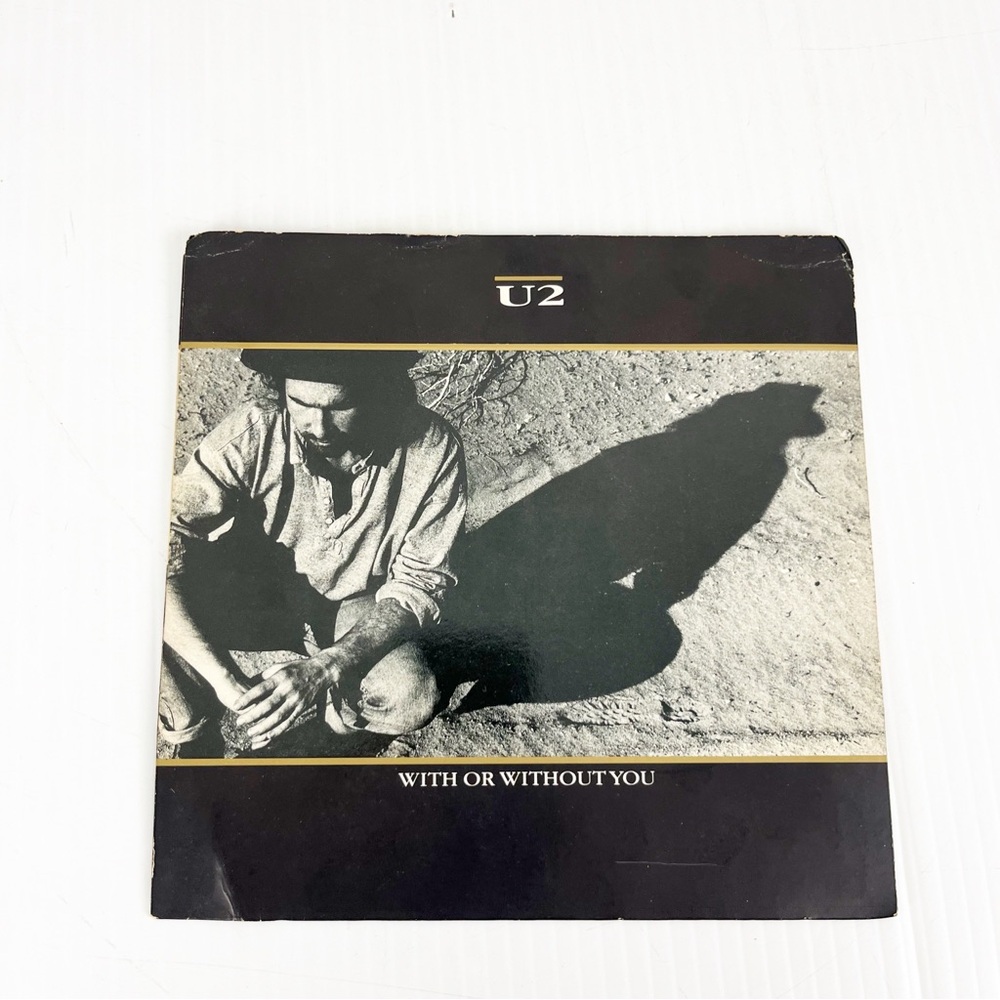 U2 With or Without You Luminous Times 7 Inch Vinyl Record - Picture 4 of 5